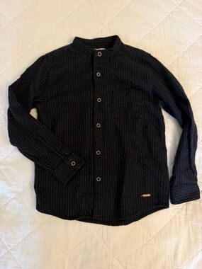 Zara boys flannel button down